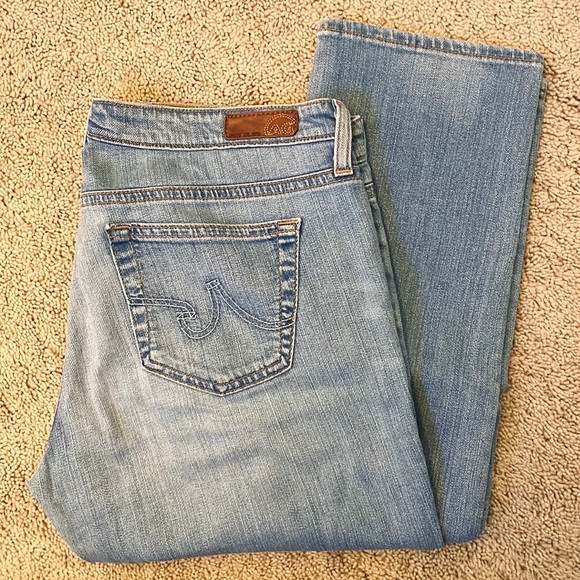 Ag Adriano Goldschmied Denim - AG The Stevie Slim Straight Jeans light denim blue wash